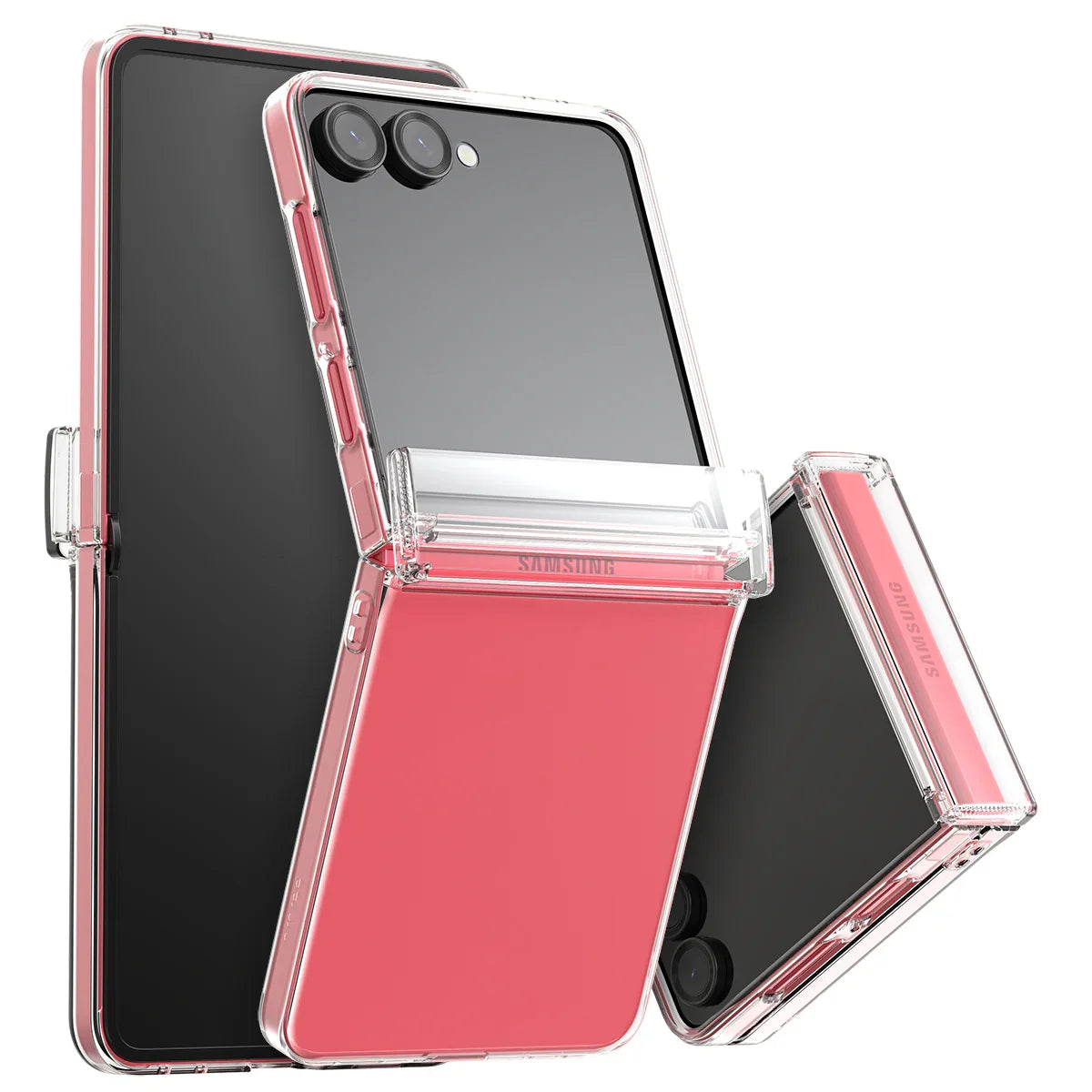 Samsung Z Flip7 Araree Nukin 360 Case - Clear Samsung Z Flip7 Araree Nukin 360 Case - Clear